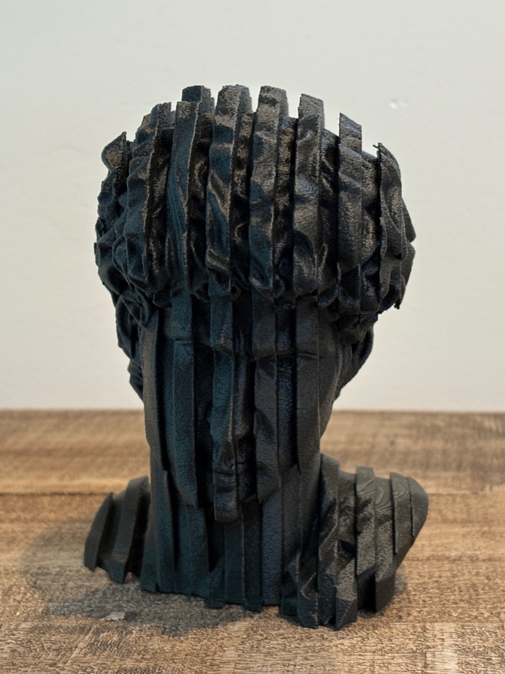 Abstract Textured Greek Bust Sculpture, Modern Home Decor
